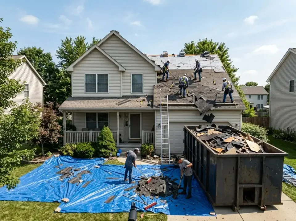 roof-replacement-debris-remova-004 — frequently asked questions, Cheapest Dumpster Rentals in Shawnee Hills, OH